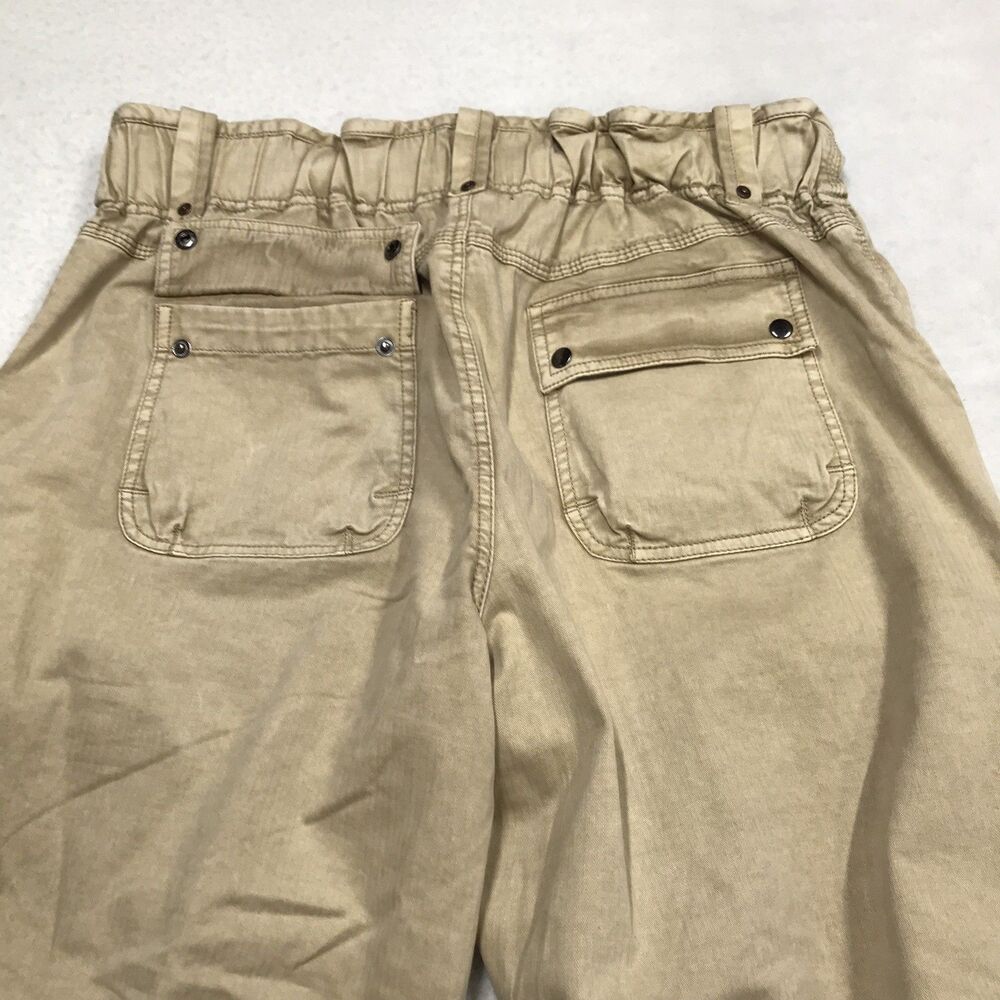FREE PEOPLE We the Free Cant Compare Slouch Cargo Pant Women L(36x28) Khaki Tan - Picture 5 of 14